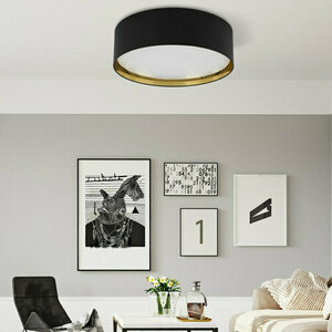 Bilbao Black/Gold Ceiling Lamp 4 Pł 600 small 1