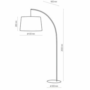 Hang Black Floor Lamp 1 Pł. small 3