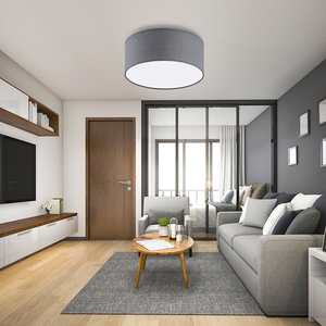 Rondo Gray Ceiling Lamp 4 Pł 500 small 1