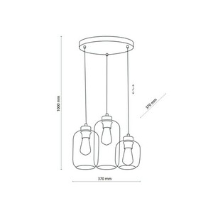 Marco Green 3-Plt Circle Pendant Lamp small 3