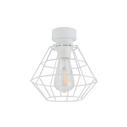 Check Diamond New White Ceiling Lamp 1 Pl M