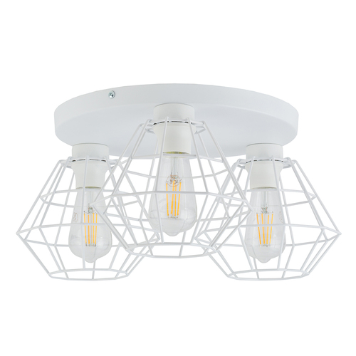 Check Diamond New White Ceiling Lamp 3 Pl.