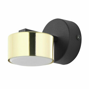 Dallas Gold/Black Wall lamp 1 Pł small 0