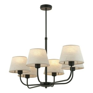 Chicago Linen Ceiling Lamp 6 Pł. small 10