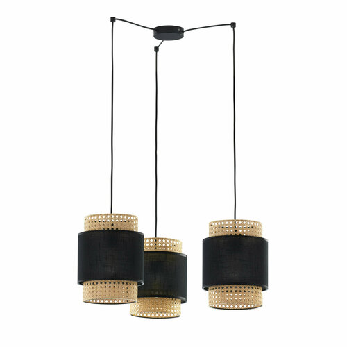 Check Boho Black Pendant Lamp 3 Pł