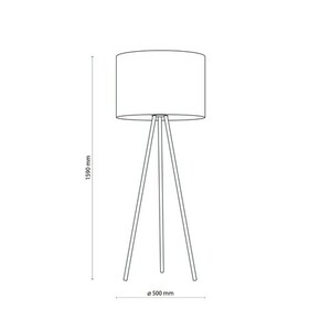 Jute Floor Lamp 1 Pł small 3