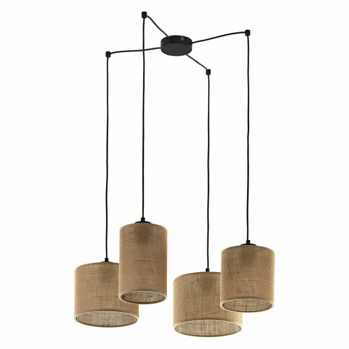 Check Jute Pendant Lamp 4 Pł