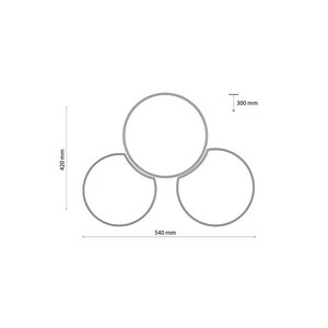 Mona Nature Ceiling Lamp 3 Pł. small 4