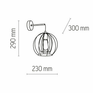 Jaula Wall lamp 1 Pł small 3