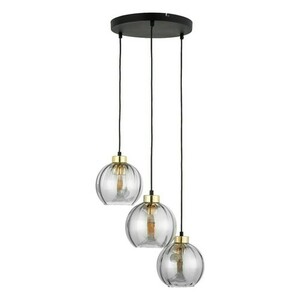 Devi Transparent Pendant Lamp 3 Pł Kolo small 2