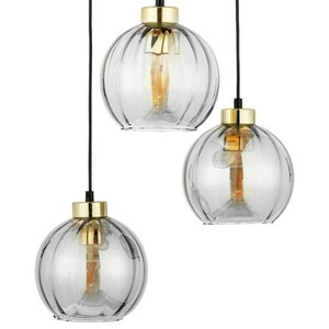 Devi Transparent Pendant Lamp 3 Pł Kolo small 4