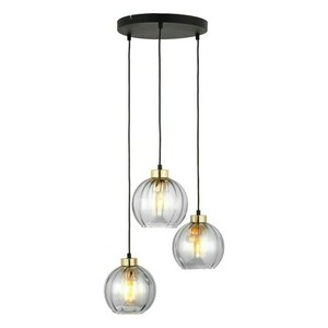 Devi Transparent Pendant Lamp 3 Pł Kolo small 5