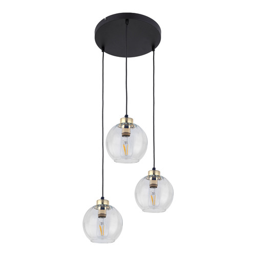Check Devi Transparent Pendant Lamp 3 Pł Kolo