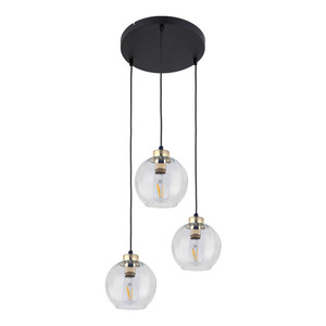 Devi Transparent Pendant Lamp 3 Pł Kolo small 0