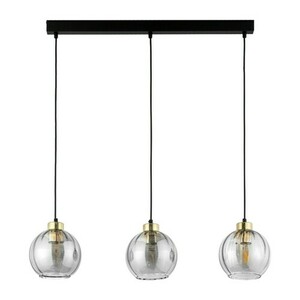 Devi Transparent Pendant Lamp 3 Pł Strip. small 1