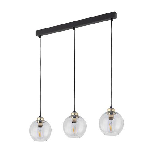 Check Devi Transparent Pendant Lamp 3 Pł Strip.