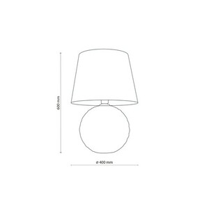 Santana Ecru Night Lamp 1 Pł small 6