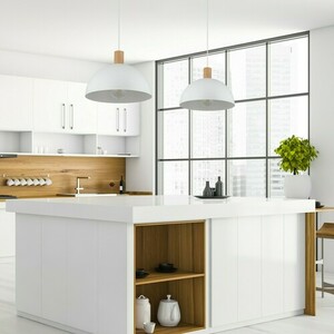 Oslo White Pendant Lamp 1 Pł small 1