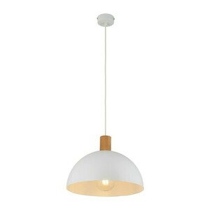 Oslo White Pendant Lamp 1 Pł small 7