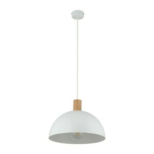 Oslo White Pendant Lamp 1 Pł small 0