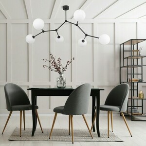 Fairy Black Ceiling Lamp 6 Pł. small 1