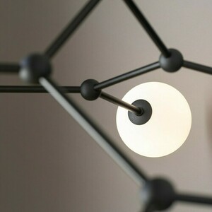 Fairy Black Ceiling Lamp 6 Pł. small 2