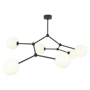 Fairy Black Ceiling Lamp 6 Pł. small 4