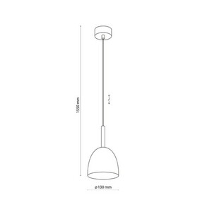 Nord Black Pendant Lamp 1 Pł small 4