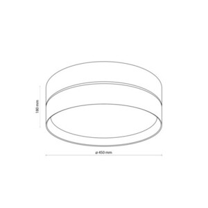 Eco Ceiling Lamp 4 Pł 450 small 4