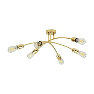 Helix Gold Ceiling Lamp 6 Pł small 0