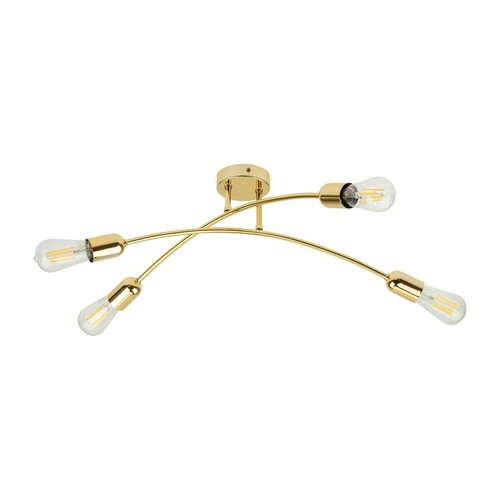 Check Helix Gold Ceiling Lamp 4 Pł
