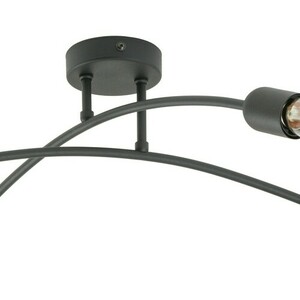 Helix Black Ceiling Lamp 4 Pł small 2