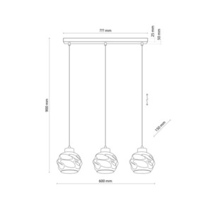 Zulia Pendant Lamp 3 Pł small 7