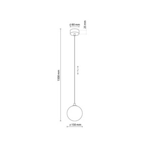 Elena Pendant Lamp 1 Pł small 8