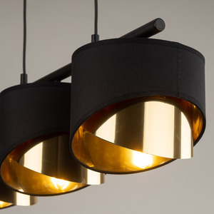 Grant Black Pendant Lamp 3 Pł small 5