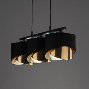 Grant Black Pendant Lamp 3 Pł small 6