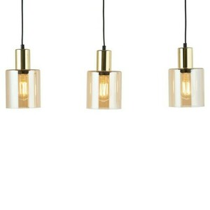 Sierra Gold 3 Pł List Pendant Lamp small 1