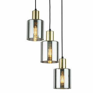 Sierra Gold Pendant Lamp 3 Pł small 1