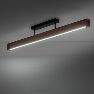 Teo Walnut Led Ceiling Lamp small 4