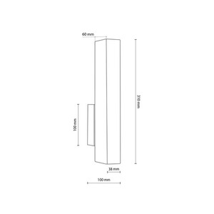 Teo Led Wall lamp small 6