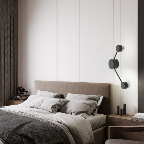 Check Wall lamp Avia black 2 Pł
