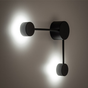 Wall lamp Avia black 2 Pł small 3