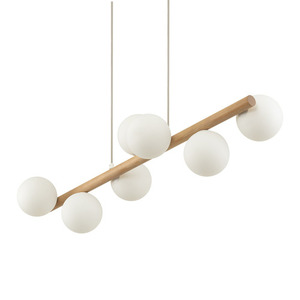 Estera Wood Pendant Lamp 7 Pł small 2