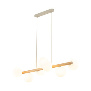 Estera Wood Pendant Lamp 7 Pł small 6