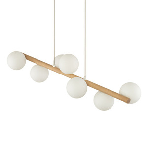 Estera Wood Pendant Lamp 7 Pł small 8