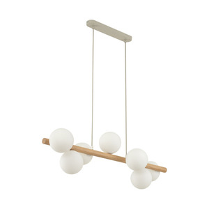 Estera Wood Pendant Lamp 7 Pł small 0