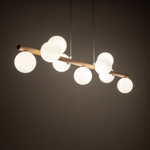 Estera Wood Pendant Lamp 9 Pł small 2