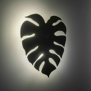 Monstera Beige Wall lamp 3 Pł small 2