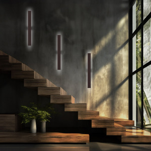 Navi Brown Long Led wall lamp small 1
