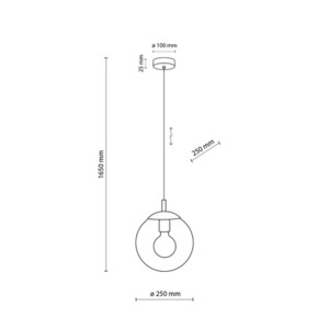 Esme Transparent Pendant Lamp 1,250 small 2